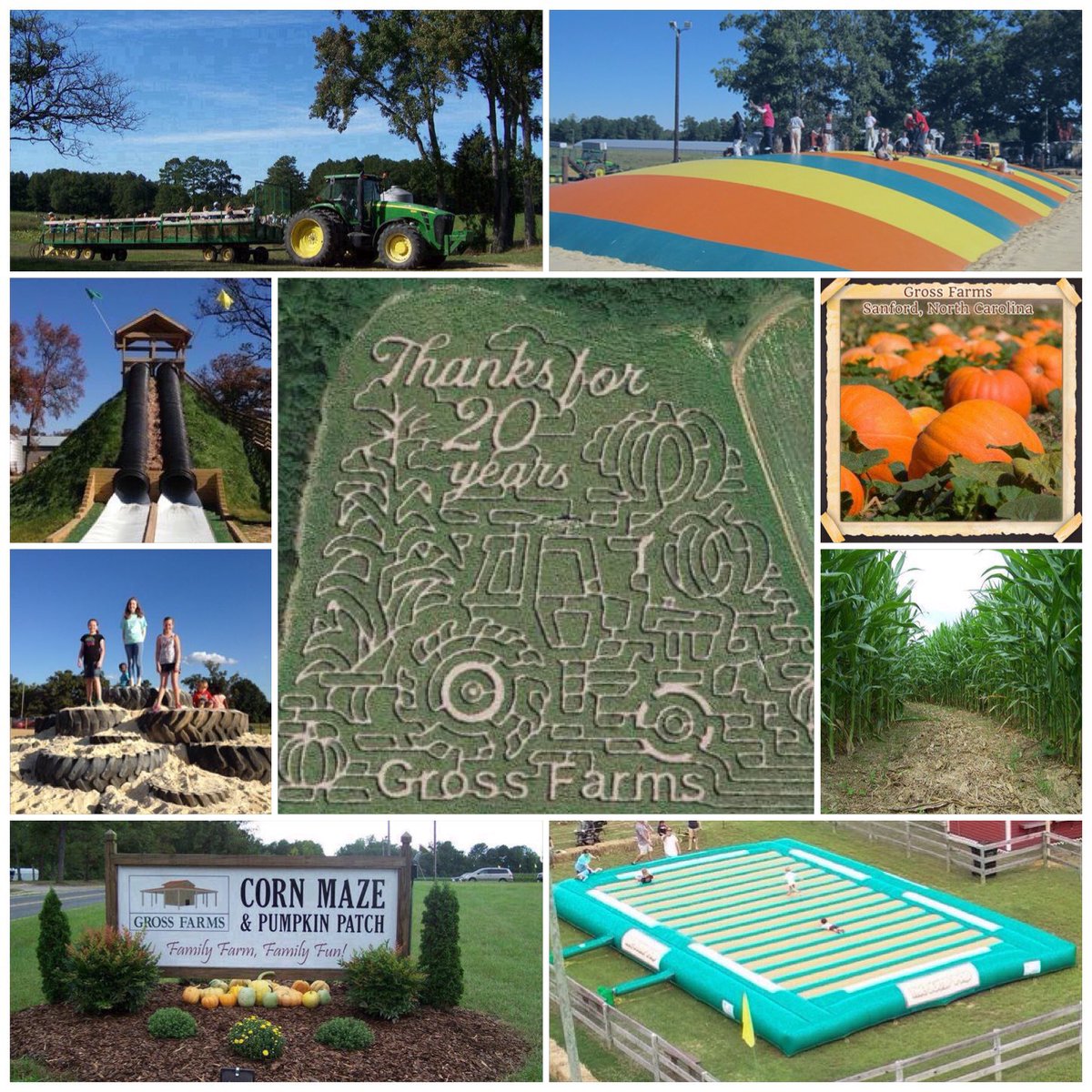 2️⃣0️⃣2️⃣1️⃣ #GrossFarms #Fall #Agritourism Season Is Here!! 🍁🎃🍃🍂🧡
Gross Farms #CornMaze &amp; #PumpkinPatch 
2021 Dates of Operation: 
September 18th - November 7tn
Business Hours:
Friday 4PM - 8PM (October ONLY)
Saturday 11AM - 8PM
Sunday 11AM - 5PM  
grossfarms.com