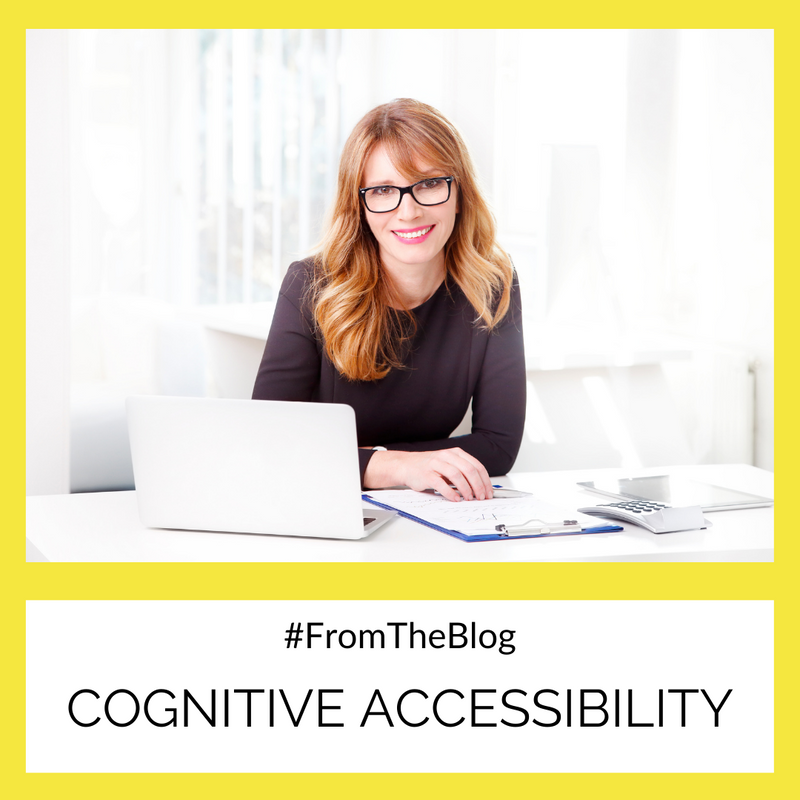 BetsyFurler's tweet image. #FromTheBlog📝

📯 &quot;I recently presented at AccessU through Knowbility about Cognitive Accessibility.

I&apos;ve attached my powerpoint and my cognitive accessibility matrix here.&quot;👇
bit.ly/3dZm2Af 

#ForAllAbilities #CognitiveAccessibility
