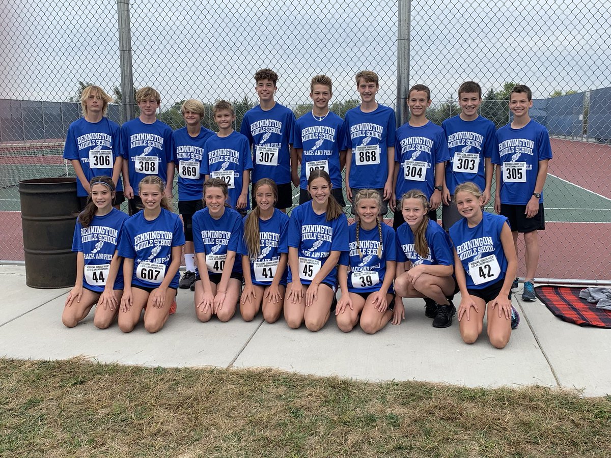runbadgerxc's tweet photo. Congratulations junior high boy and girl runners!  Two 3rd place finishes at the JH State meet today in Papillion.  Big congrats to Lucy Lampe on a 14th place Individual performance!  Great finish to a super season! https://t.co/0BxHFOa4hl