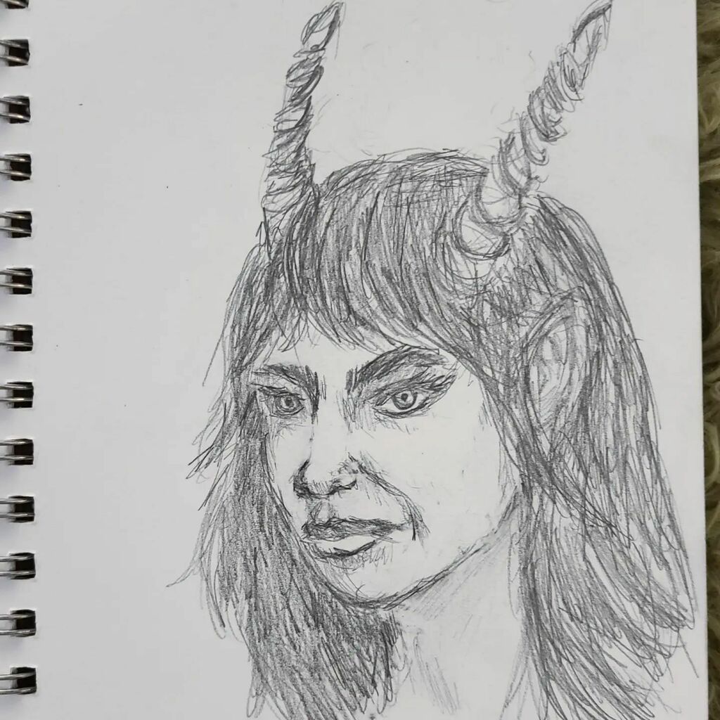 miguelmercado's tweet photo. Maenad
#sketchbook #pencilsketch #pencildrawing #graphite #fantasy #myth #maenad #faun #mythological #mythology #goatpeople #horned #horns https://t.co/mLDxl8fPCf https://t.co/iVCArY6vQH
