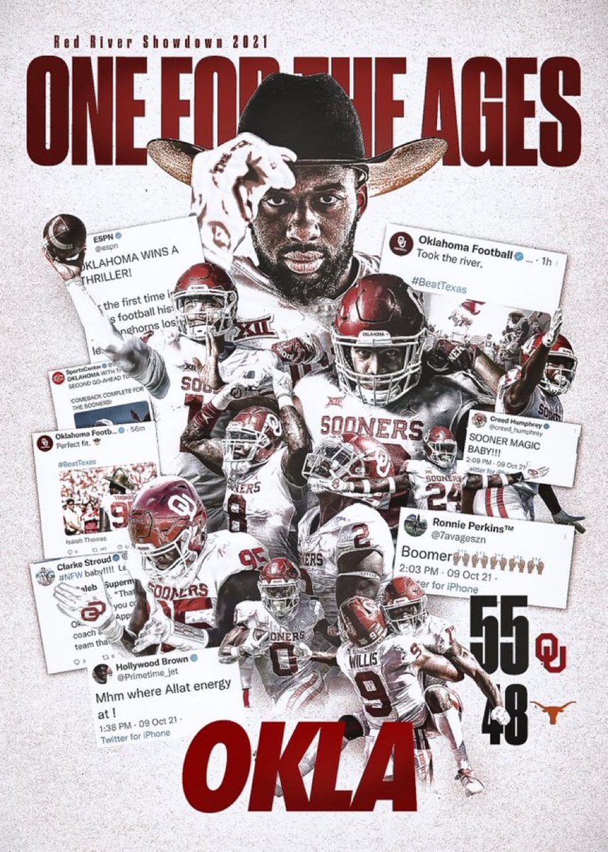 Let’s go!!  Big win!! On to the next!  We aren’t done!!!! #OUDNA🧬 <a href="/OU_Football/">Oklahoma Football</a>