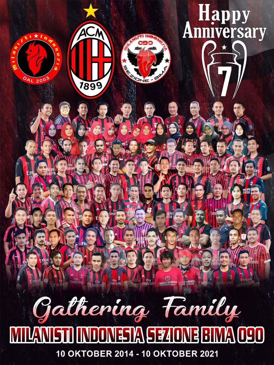 Lebih dekat dari saudara, lebih besar dari kuarga❤️
Happy Anniversary Misbi 090 🔴⚫
7 Tahun Bersama.🤗