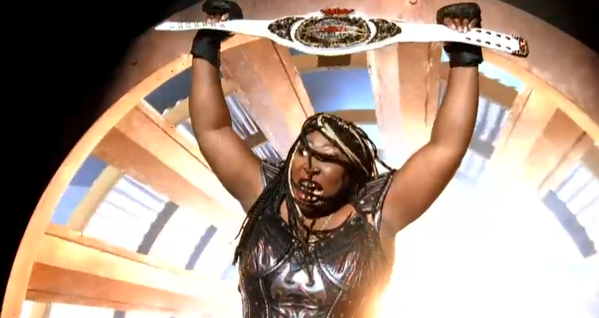 SeanRossSapp's tweet photo. Awesome Kong is the newest inductee into the IMPACT Hall of Fame. She is the second woman to be inducted, following Gail Kim https://t.co/rlOPvtnFfH