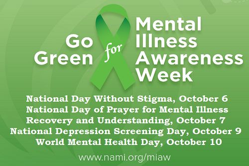 According to the <a href="/NAMICommunicate/">NAMI</a>, one in five adults in America experience mental illness each year and one in 20 experience severe mental illness.
​In 1990, Congress established the first week of October to serve as Mental Illness Awareness week.
#mentalillnessawarenessweek