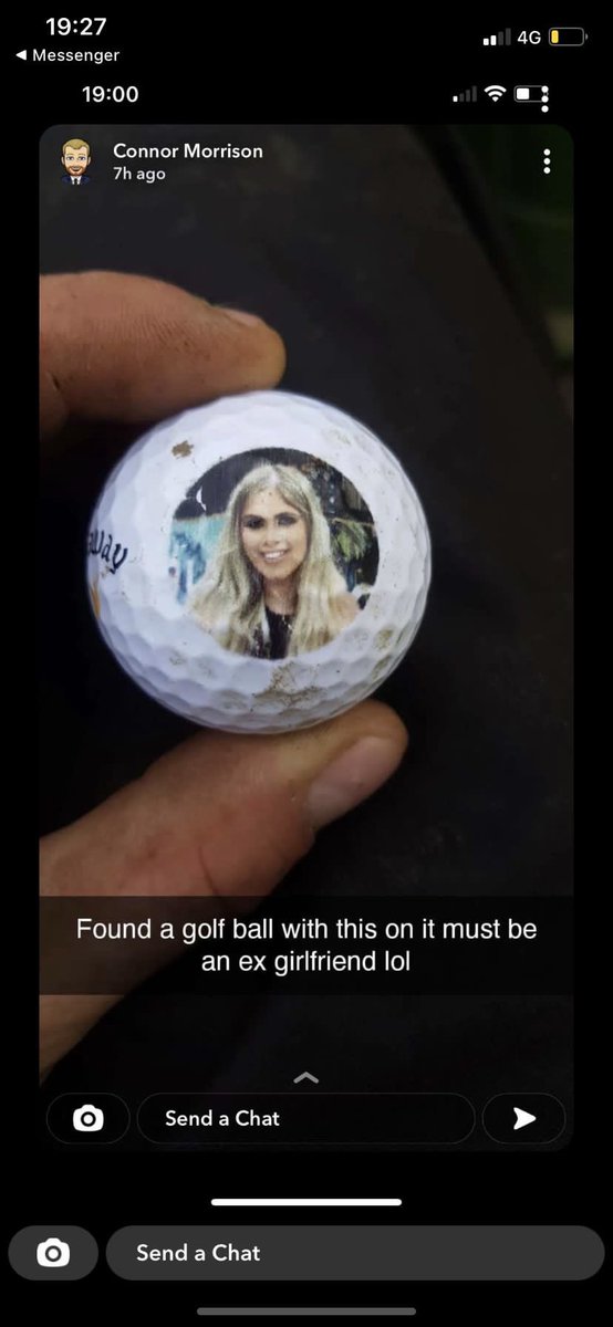 Ellie_murphyx's tweet photo. Should’ve thought that birthday present through before I knew how shite grant was at golf https://t.co/cy5RYo7kXF