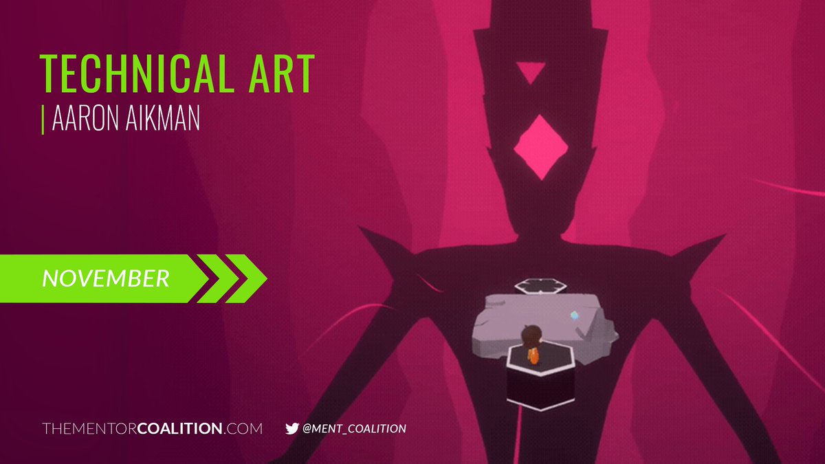 AaronAikman's tweet photo. Just one standard and one premium #techart / #shader mentorship opening up tomorrow at 12:30pm PDT.  So excited to see whom I get to learn and grow with!
#elevateyourskillset #mentorship #thementorcoalition #gameart #gamedev @ment_coalition https://t.co/LxtOIhLh61
