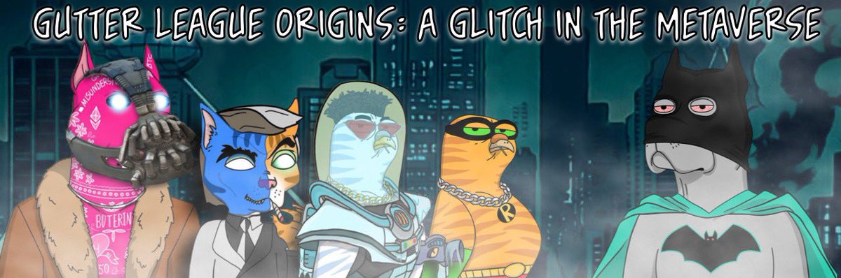 goodbatdog's tweet photo. The inhabitants of Gutter City Knew a glitch in the Metaverse would changed everything. Mutants arrived in some distant swamp, &amp; Evil was getting stronger. Things are not ok. 
Who will save Gutter City now?
Wanna learn more? So do we,
come join us for the adventure😼
#GangGang https://t.co/RGjdDrzx6R