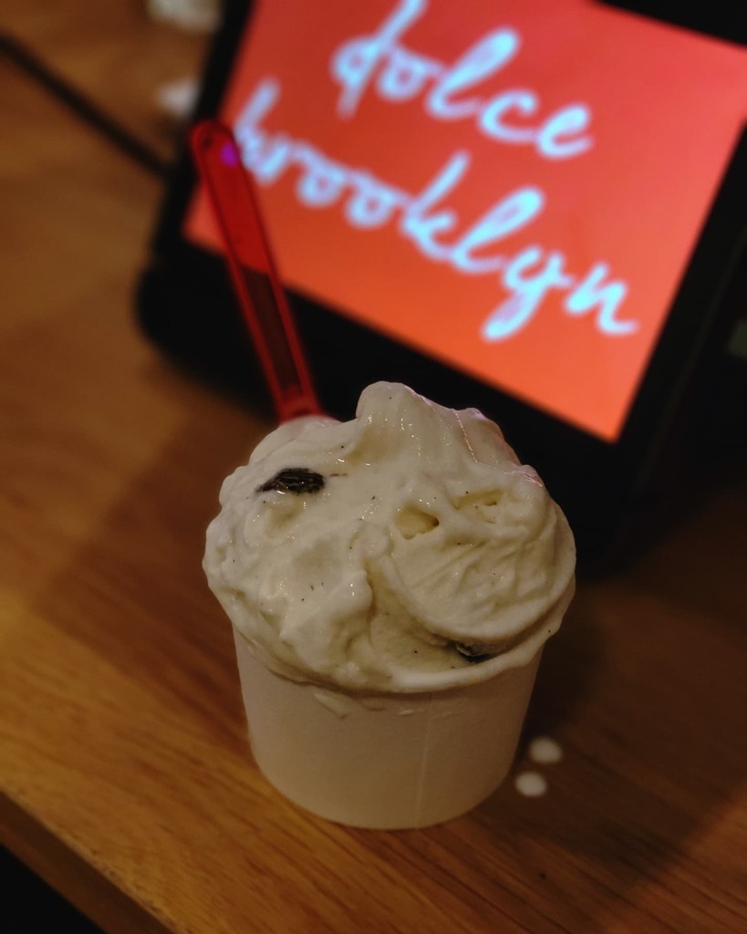 dolce_brooklyn's tweet photo. Come try our rum raisin gelato. We're here until 11pm https://t.co/tgRFluPmfD