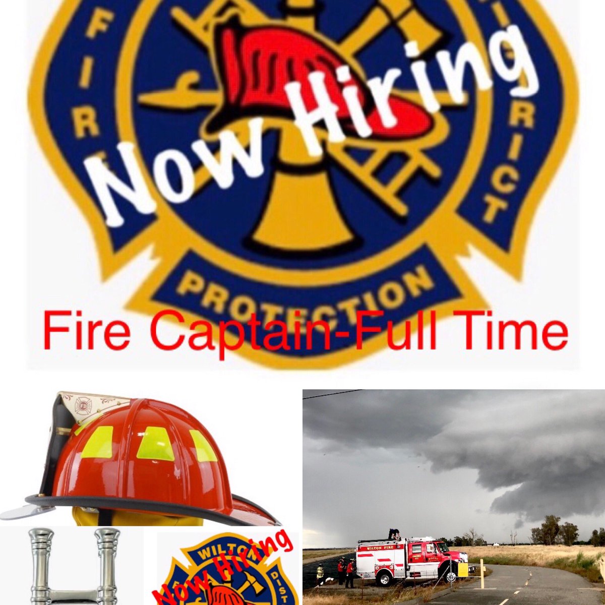 Apply today! Full time Captain position- Opening Continuous. Testing process coming soon! #fire #firefighter #firecaptain #hiring #fireservice