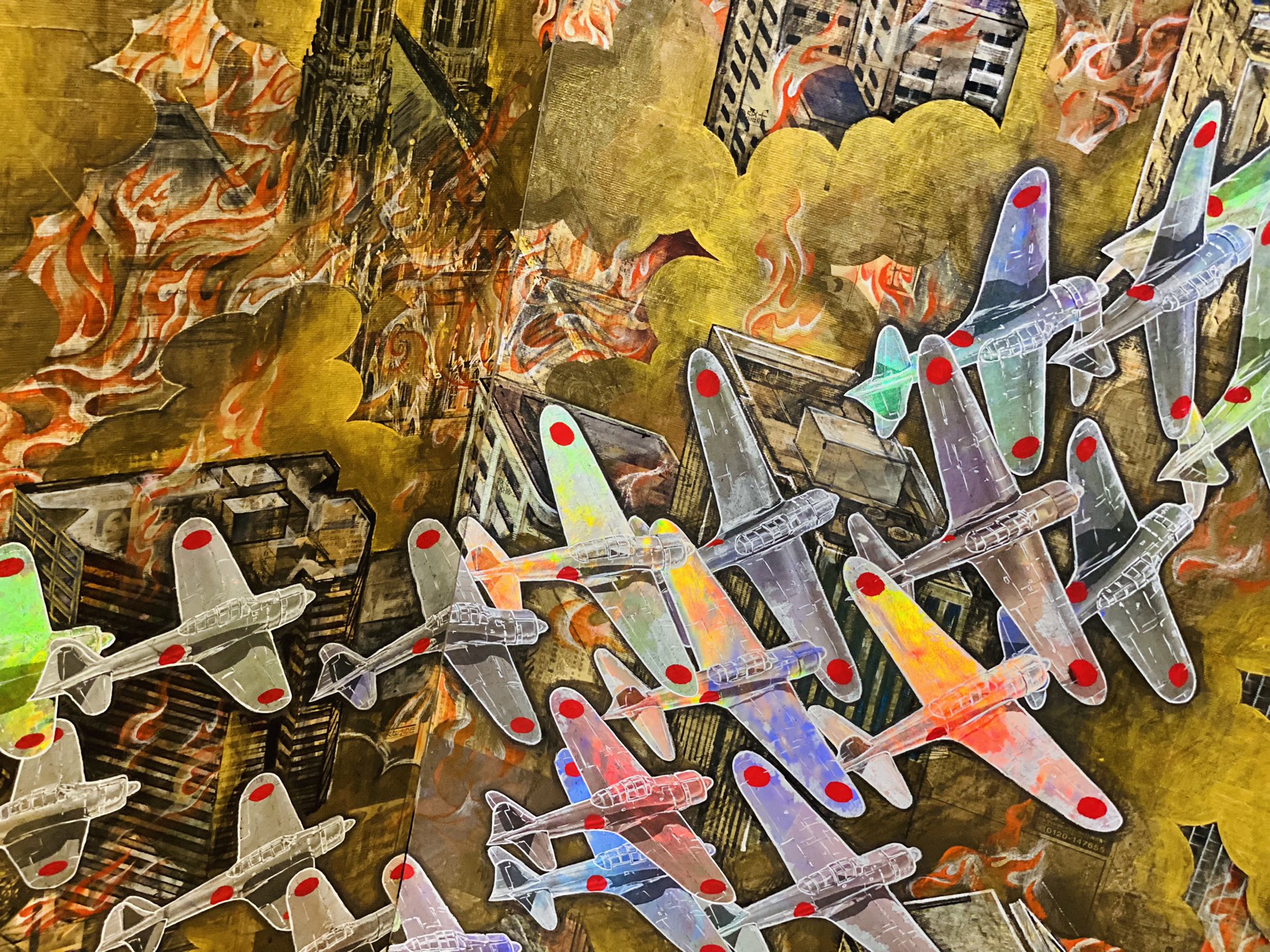 【2005年】ガンダム展 ザク 戦争画 ポスター　会田誠氏作【希少】