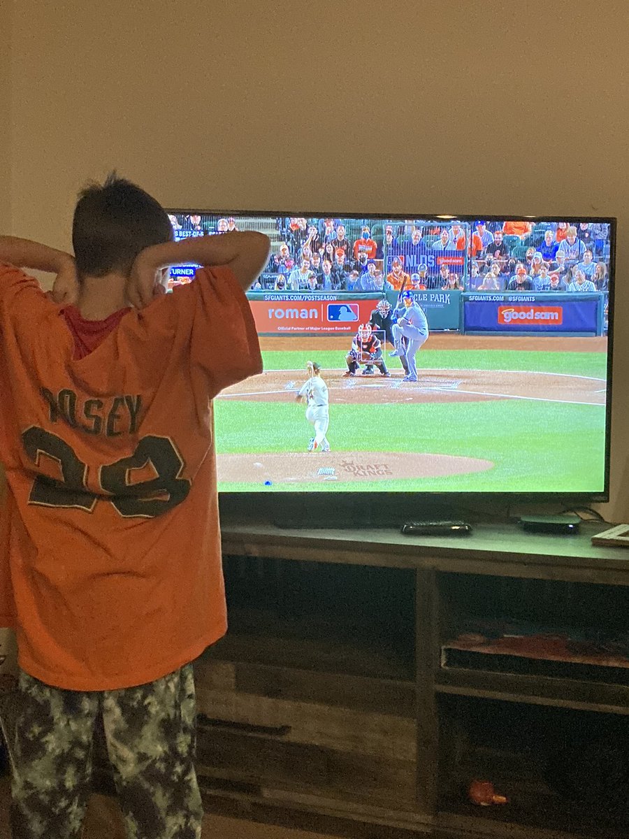 Sethfrederick2's tweet photo. @BusterPosey this is my son. His first name is buster… after you of course. We are from North Dakota  be sweet to see some love but we will be cheering from the hills https://t.co/iRn3WyYBwv