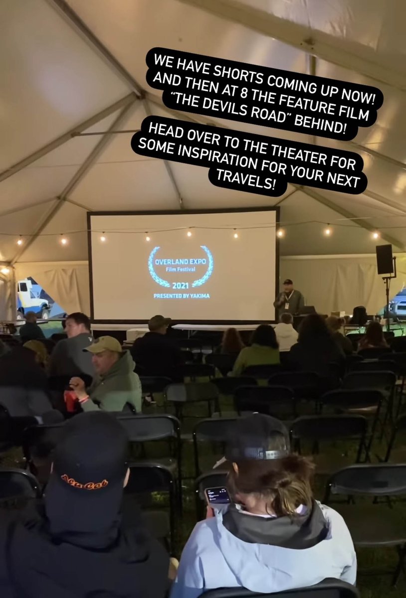 devilsroadfilm's tweet photo. Good times @OverlandExpo! Thanks for having us and for screening #devilsroadfilm, and a shout out and thank you to Scott Bruce, brother of producer Todd Bruce and head of the Aviation Detachment (i.e., the pilot responsible for giving us aerial views of Baja) for representing us! https://t.co/H7abkYi4A6