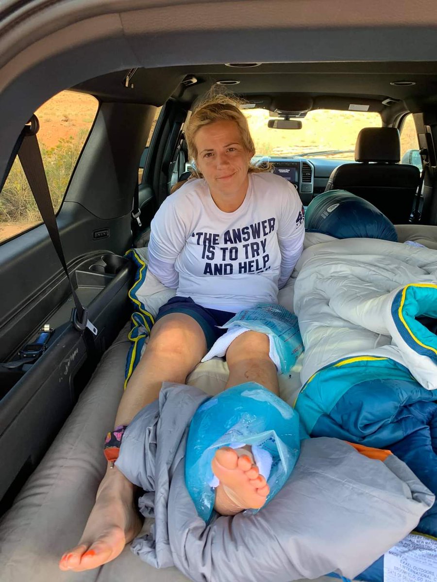 MILES 74-122.

It will be a long stretch of 50 miles before Loren meets up with her crew again. The great news is that nurse Katie is with her pacing her!

Keep those donations coming!

Run.stillbrave.org