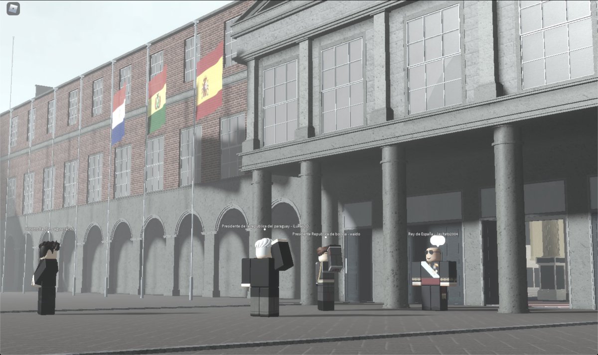 TeleCinco_RBX's tweet photo. 🇪🇸| Reunión diplomática en Casa Real

Hace unas horas, SM El Rey y ambos Presidentes de Paraguay y Bolivia, se reunieron para dialogar sobre la repartición de la zona del Chaco y cómo se puede llegar a un acuerdo común a través de la paz.

Exclusiva: Mañana se volverán a reunir. https://t.co/KupTxRMrKk