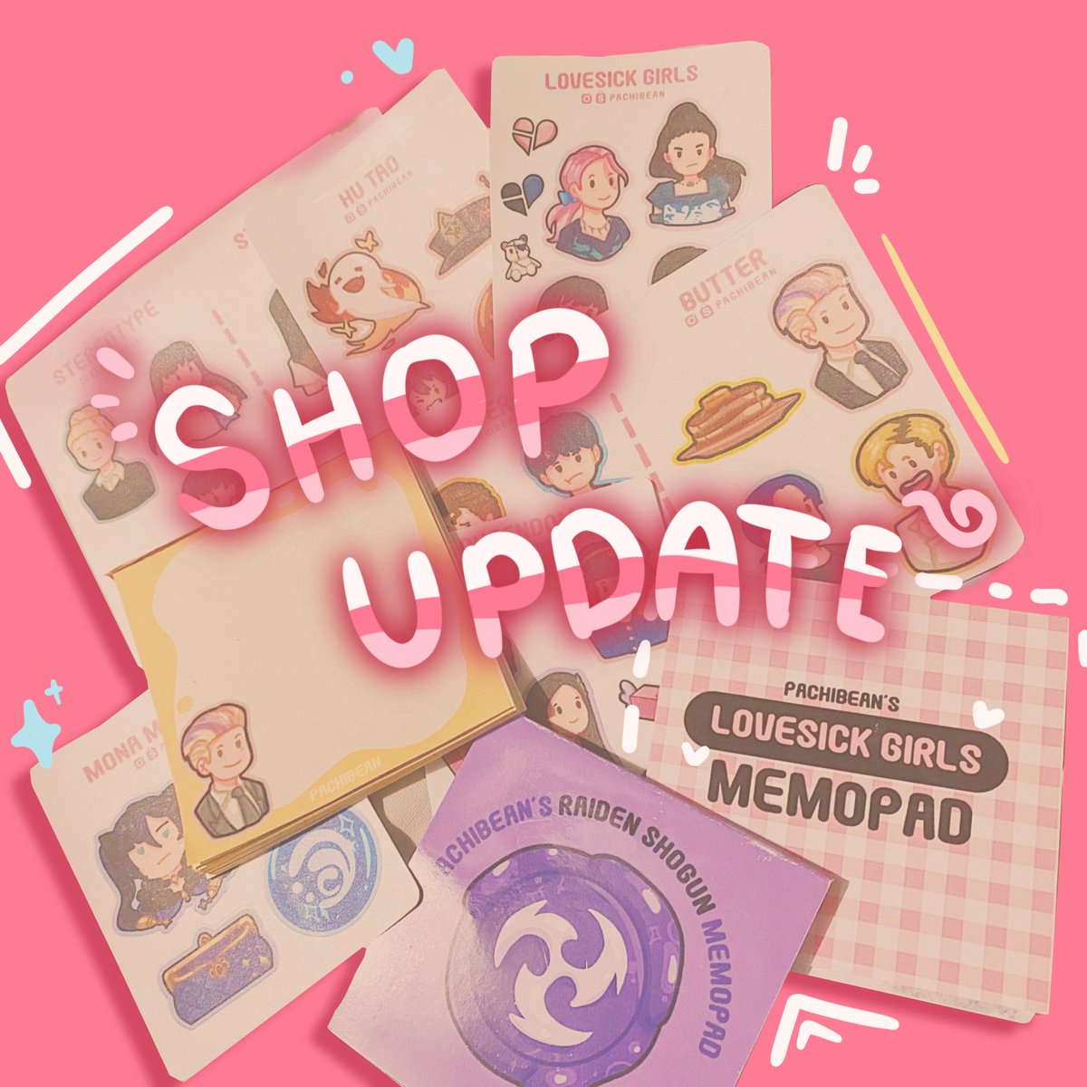 pachibean's tweet photo. Shop update! Check it out on my shopee (link in bio) https://t.co/erZTtBH8DM