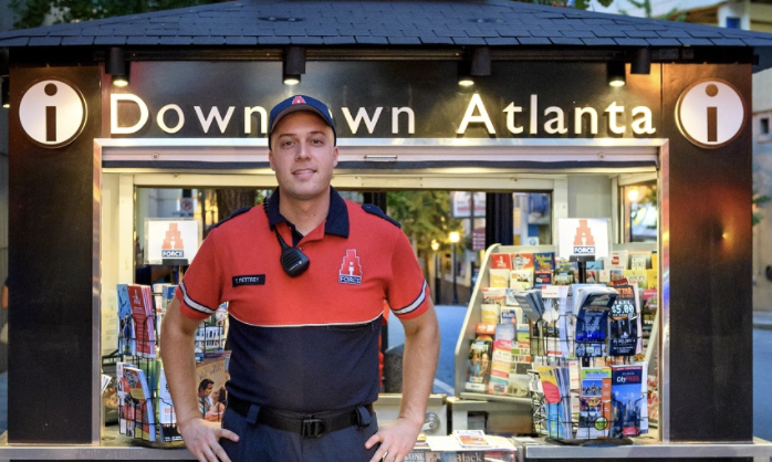 Aces_Con's tweet photo. Get to and from the hotel safely. Call (404-215-9600) or text (404-732-4200) the Downtown Ambassador Force to walk you back accompanied. https://t.co/zZH3WthLZu