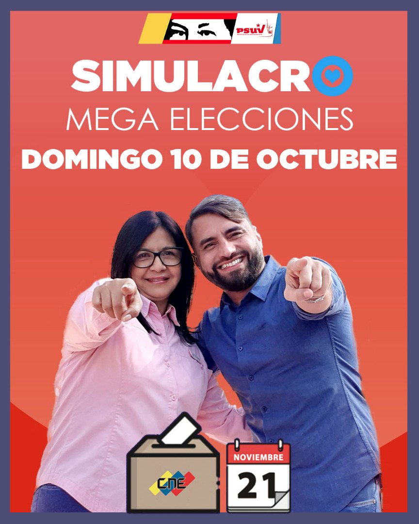 RafaelMaracay21's tweet photo. Mañana Domingo #10Oct quiero invitarlos a  participar en el Simulacro Electoral, rumbo a la Gran Victoria Popular este #21Nov estos son los 3 centros que se han activado en nuestro municipio #Girardot 💪
@dcabellor
@Soykarinacarpio
@PSUVoficial
@taniapsuv
 #MaracayTieneConQue https://t.co/GEc0Cum2dJ