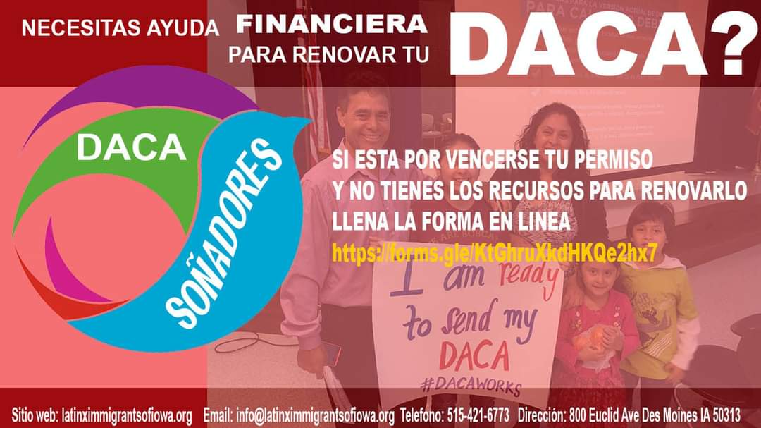 latinximmigrant's tweet photo. SI ESTA POR VENCERSE TU PERMISO 
Y NO TIENES LOS RECURSOS PARA RENOVARLO
LLENA LA FORMA EN LINEA

https://t.co/A54arij8iF

#comunidad #civismo #migracion #cultura #desmoines #iowa #aroundiowa #likeforlike #iowacity #latinximmigrantsofiowa #fight4all11million #daca #latinx https://t.co/Kd8yIBi0t9