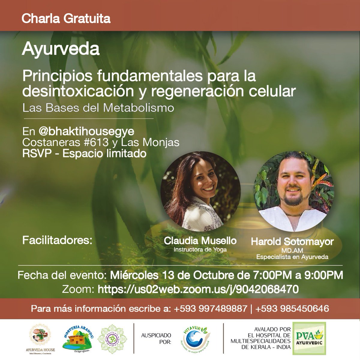 BhaktiOm's tweet photo. AYURVEDA Promoción del 50% en Curso Detox y Regenerador - *|www.twitter/bhaktiom* https://t.co/a2jnAxUBg4