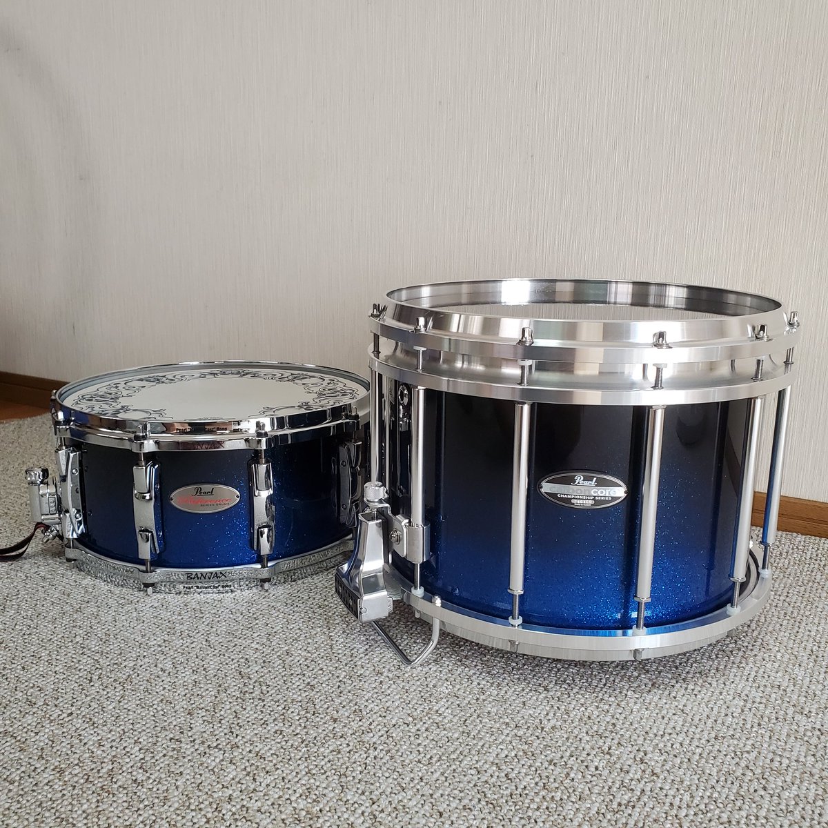 Nicky_BANJAX's tweet photo. #ドラムの日 ということで、愛するスネア達!
#ドラムの日いいね2021
#ドラムの日2021
#pearl #pearldrum #pearlsnaredrum #pearlmarching #pearlmarchingsnaredrum https://t.co/MTiNxKv4qL