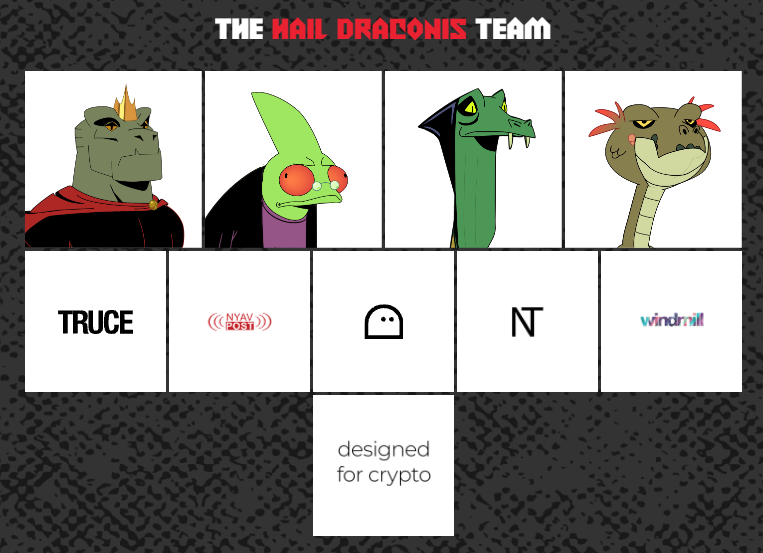 HailDraconis's tweet photo. Learn more about our human team here:
Aus Prod.: https://t.co/yyIdSMvk6A
US Prod. Partner: Michael Sinterniklaas (NYAV Post)
Blockchain: Designed for Crypto (CryptoCats)
Animation: https://t.co/wYzTngVOqc
🎵 Gabriel Mann &amp; Niv Toar (Modern Family)
🔊 https://t.co/aKP33UuNtx
8/9 https://t.co/bITiUBBD1z