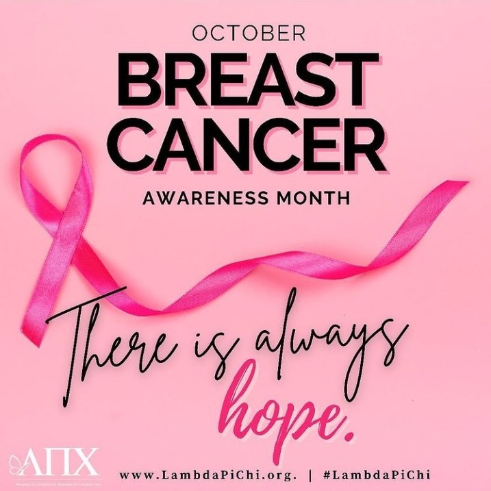 Omicron_LPC's tweet image. 𝗕𝗿𝗲𝗮𝘀𝘁 𝗖𝗮𝗻𝗰𝗲𝗿 𝗔𝘄𝗮𝗿𝗲𝗻𝗲𝘀𝘀 𝗠𝗼𝗻𝘁𝗵

This month organizations from across the country come together to bring awareness to a disease that affects people of all ages and gender. 

#LambdaPiChi #BreastCancerAwareness #rockthepink #WearPink #ΛΠΧ