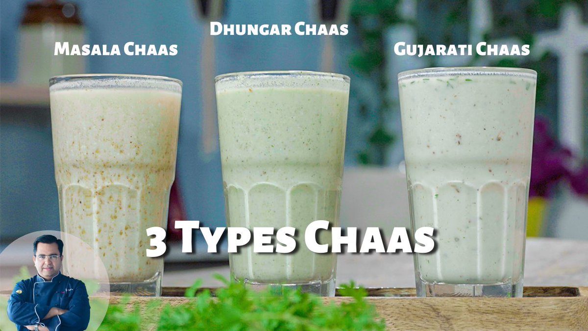 mchefajaychopra's tweet photo. Learn how to make chaas at home! 3 different types of chaas
Recipe is now live on my channel - https://t.co/29nrcnxAl7
#chaas #chaasrecipe #drinks #chefajaychopra #smokedchaas #recipes #ajaychoprarecipes https://t.co/Tcys2vo69x