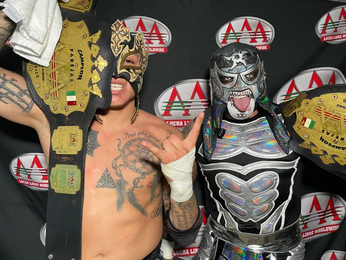 Lucha Brothers (Fenix y Pentagon Jr.) (c) vs Hijo del Vikingo y Laredo Kid,...