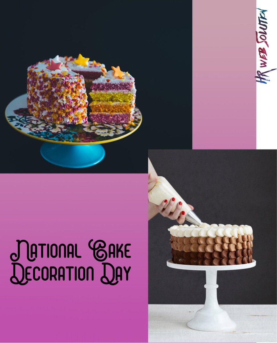 hrwebsolution's tweet photo. Celebrating National Cake Decorations Day @hrwebsolution on 10th Oct 
#cakedecoration #cake #cakedecorating #cakedesign #birthdaycake #cakes #cakeart #cakesofinstagram #instacake #cakestagram #cakedecorator #cakeoftheday #fondantcake #cakelover #cakedesigner #cakeartist #Birthday https://t.co/xLIKogMgcm