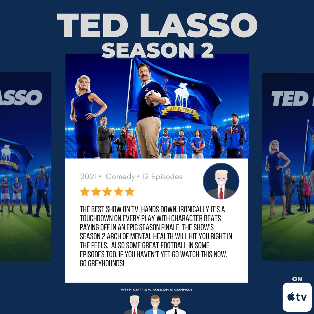 Screen_Blend's tweet photo. ⭐⭐⭐⭐⭐⁠
Ted Lasso Season 2 has finished and it's a must-watch according to @Willbcutts 

@TedLasso #TedLassofinale #TedLasso https://t.co/lqqUOueqW9