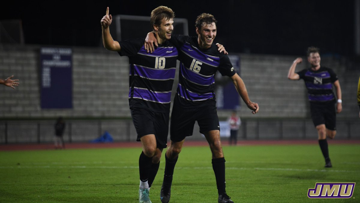 JMUMSoccer's tweet photo. RECAP | Dukes push win streak to six matches as they take down William &amp; Mary, 3-1.

📰 | https://t.co/wZZlzLcmzW

#GoDukes https://t.co/UgnqV8tbHw