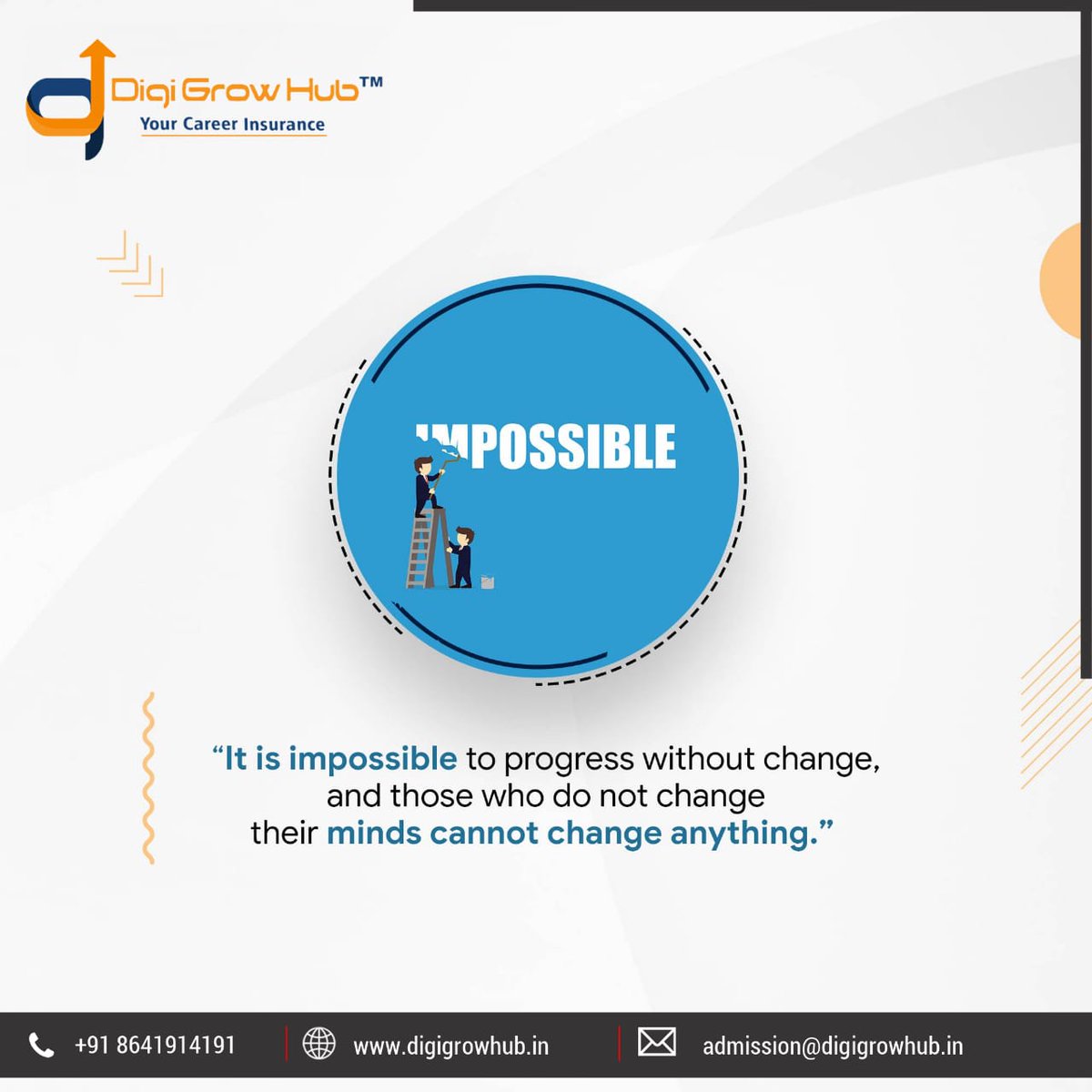 Digigrowhub1's tweet photo. Your success in life isn't based on your ability to simply change. It is based on your ability to change faster than your competition, customers, and business.
#business #competition #customer #change #success #ability #careerinsurance #life #growwithdigigrowhub #digigrowhub https://t.co/JqteZe5p3P