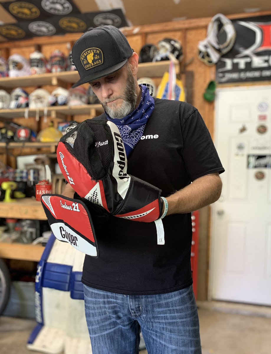 VintageGoalie's tweet photo. I visited my local Play It Again in Barrhaven &amp; found this sick set of NOS Cooper Street Goalie gear🔥.
You’re probably thinking, seriously?
Well, I know a family, who are not only hockey fans, but their son’s name happens to be ‘Cooper.’
Can’t wait to hand deliver it.
#Cooper 🔥 https://t.co/5TCiJN0yv0