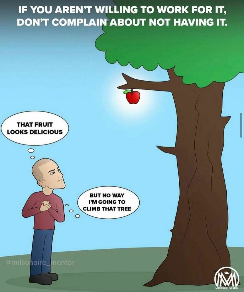 Reposted from @millionaire_mentor⠀
---⠀
Straight to the point. 👏⠀
⠀
Dont expect results for the sacrifice and work you weren’t willing to do!⠀
⠀
Tag someone below 👇 instagr.am/p/CU1NZhpKqad/