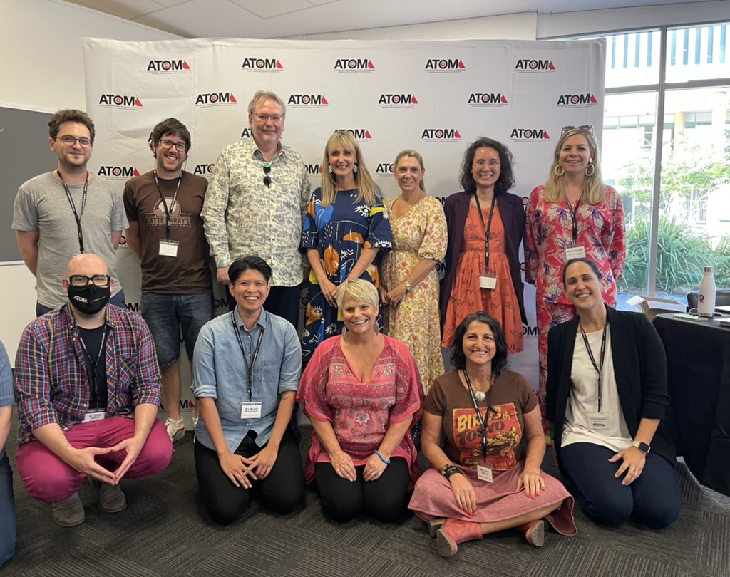 #essentialscreenskillsqld feels privileged to have had the pleasure of partnering with #AtomQld &amp; #usq for the #ATOMQMOMENTUM State Conference and to contribute to an amazing event supporting the PD of #ScreenandMedia teachers. You’re a bunch of passionate star volunteers! 🙏💖