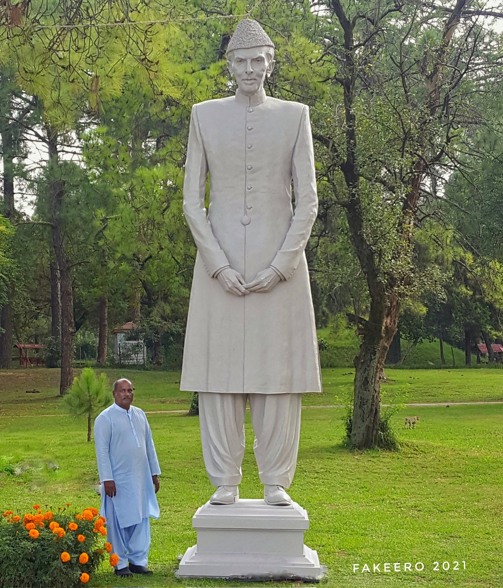 Quaid e Azam Muhammad Ali Jinnah
Sculpture in Fiberglass
size, 4'x17'x4' ft 
PMA Kakul Abbottabad Pakistan
Fakeero solanki 2021