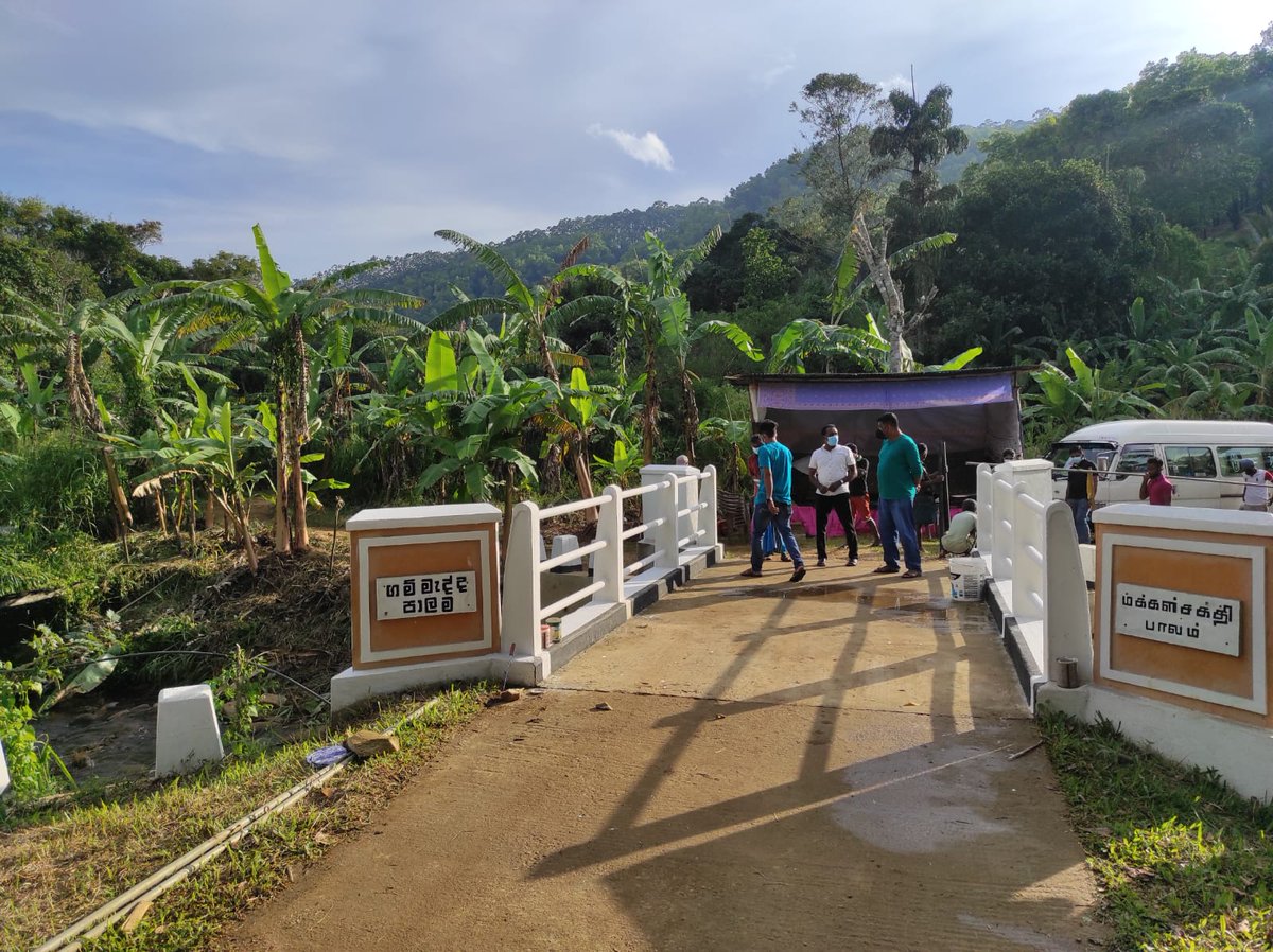 Gammaddalk's tweet photo. Not just a rural bridge... but a new life for the village.
#Gammadda #AccessBridge #DevelopingRuralSriLanka https://t.co/HpIJamegaC