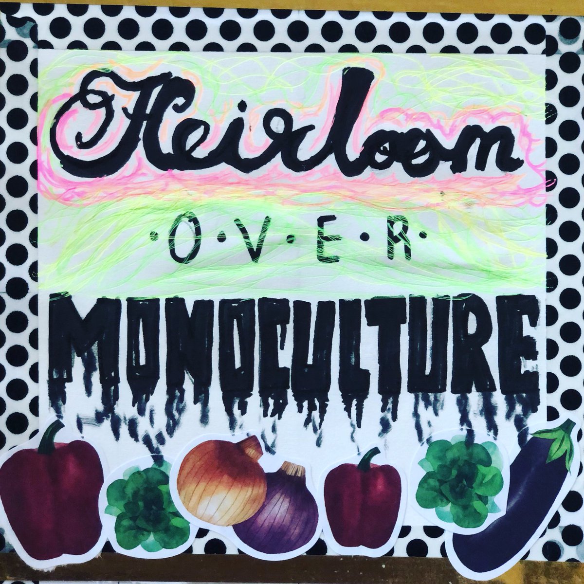 Heirloom > Monocultures. We must step away from homogeneous, industrial scale agriculture and back to small, local, sustainable, diverse farming 👩‍🌾💚