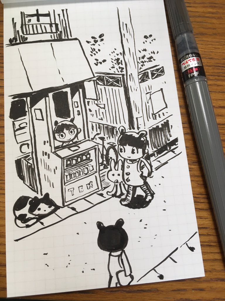 デジタルの日だとうー?
よし今日はデジタルで描くの封印だ!<へそ曲がり