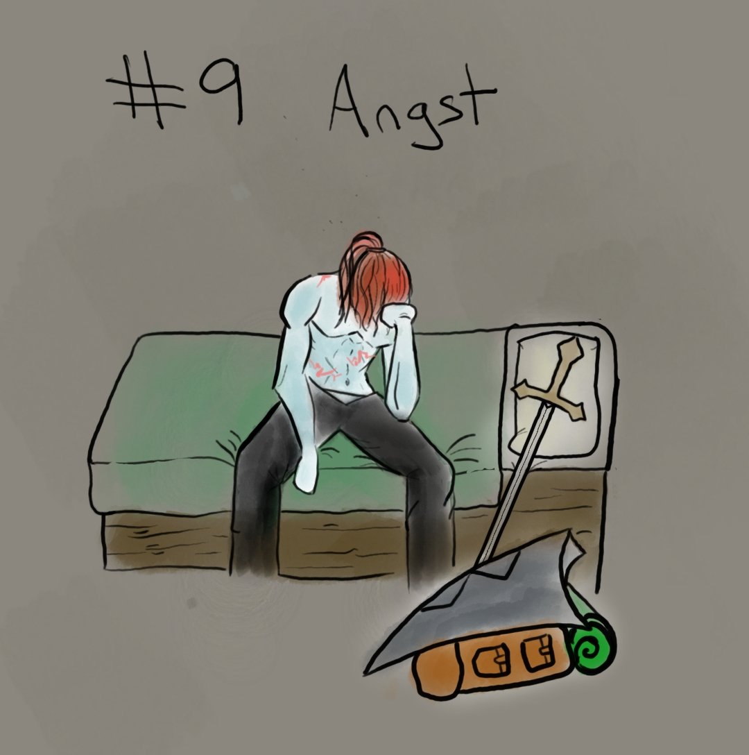 ArmorForEnigma's tweet photo. Day 9: Angst
#dndtober #dndrawing https://t.co/W2LZpPus4b