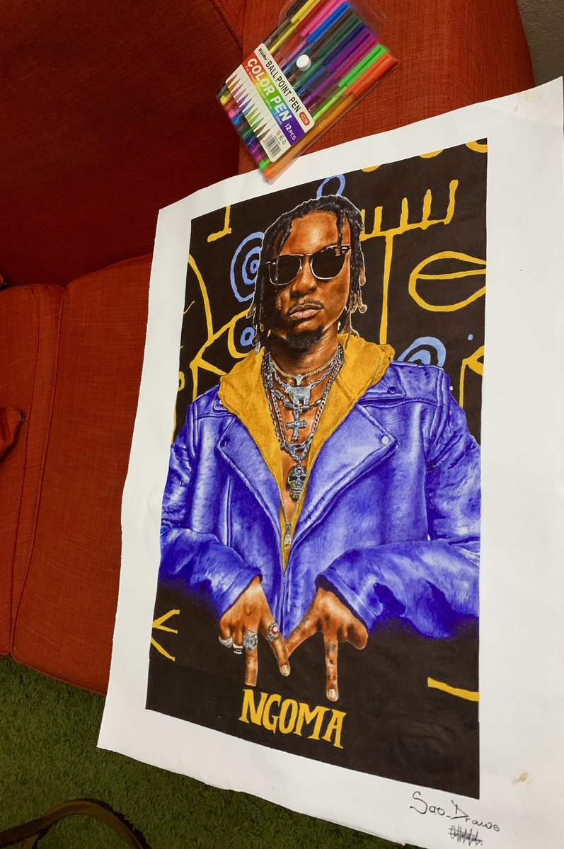 ebaiivan7's tweet photo. I did a portrait of @iAmNgoma  #MANAWA  #talentmeetstalent 😎 https://t.co/bHMqlqRlZS
