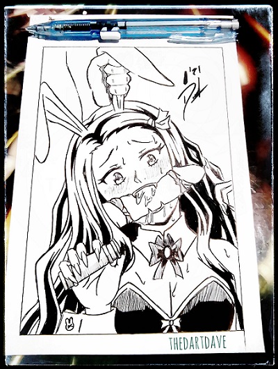 thedave_art's tweet photo. Biciotober!! Día 09. BunnyGirl FA +18
-
#Biciotober2021 #inktober2021 #biciotober #Inktober #InkDrawing #nfswART #nsfwink #nezuko 
- https://t.co/GzLjN08qQ3