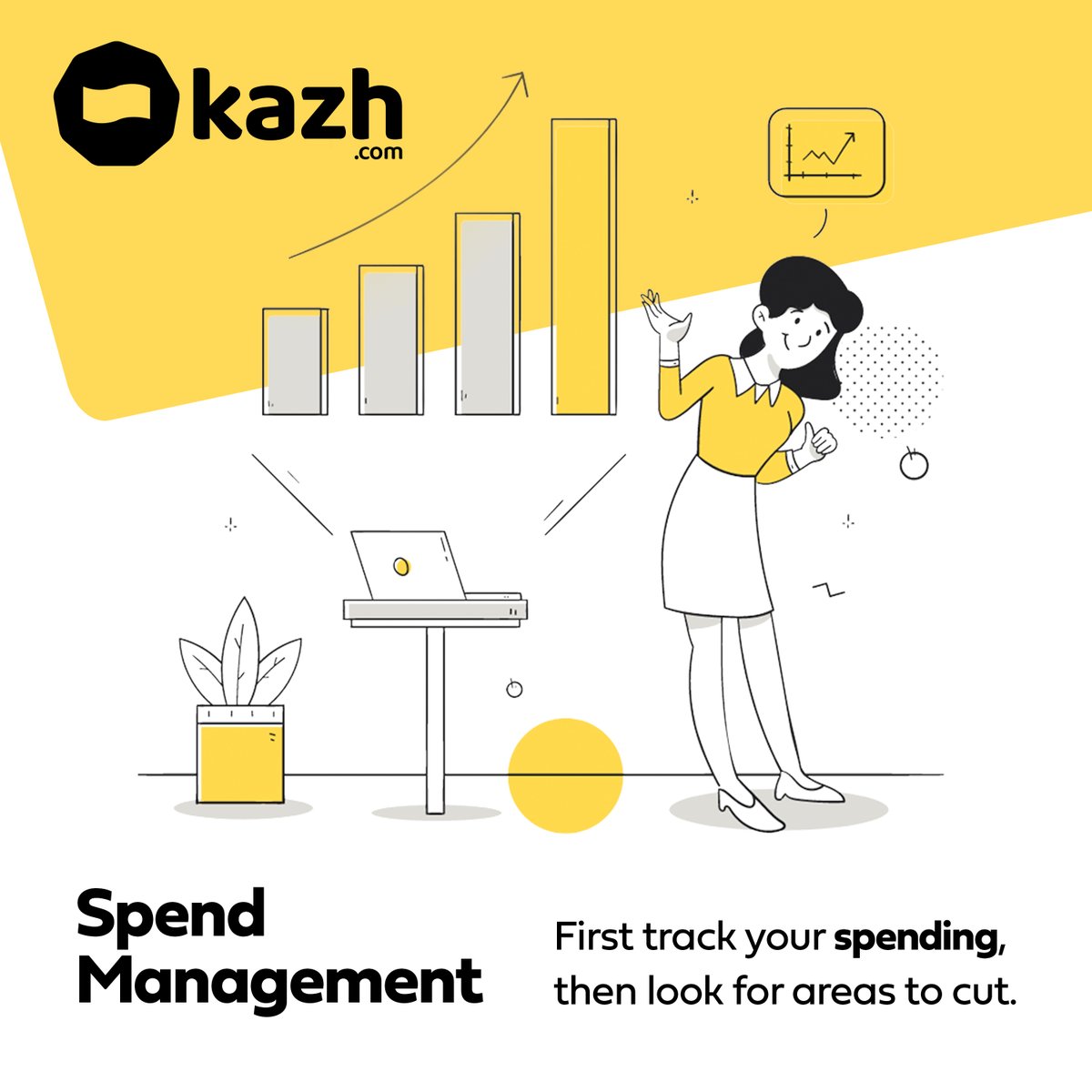 KazhFintech's tweet photo. Spend Management - First track your spending, then look for areas to cut.

#Spending #Budget #SpendManagement #Kazh #PeopleAreWorthTheInvestment #SpendAnalysis https://t.co/uYuegDqP4F
