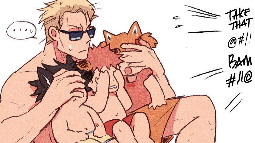 #jjk Tiger Cub AU: best babysitter award goes to...😳 