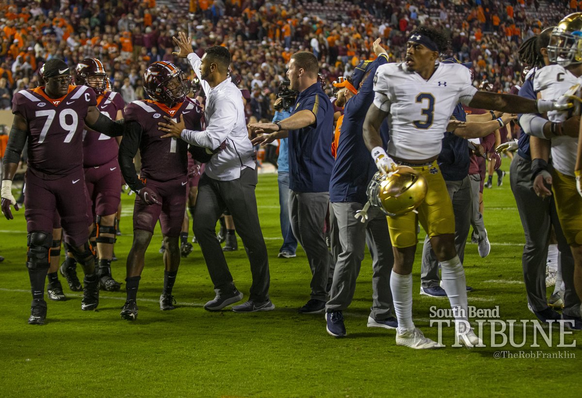 TheRobFranklin's tweet photo. This way my view of the "fight" following #NDvsVT. 
As always, please check out my photo gallery and consider subscribing so I can keep making trips like this: https://t.co/elgdP0pJX6 https://t.co/UAEzS6lQFg