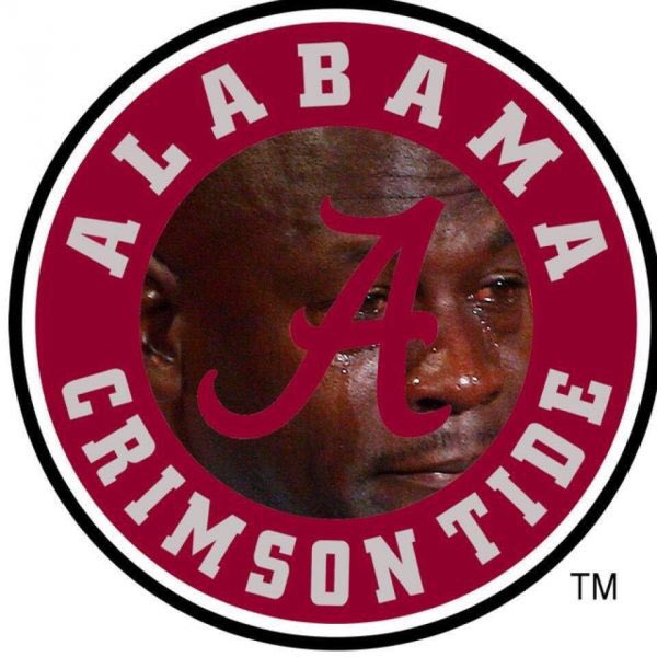PastorToddJ's tweet photo. Down goes Bama! @alabamafbl #BamavsAM https://t.co/Y6Xk1pdiWQ