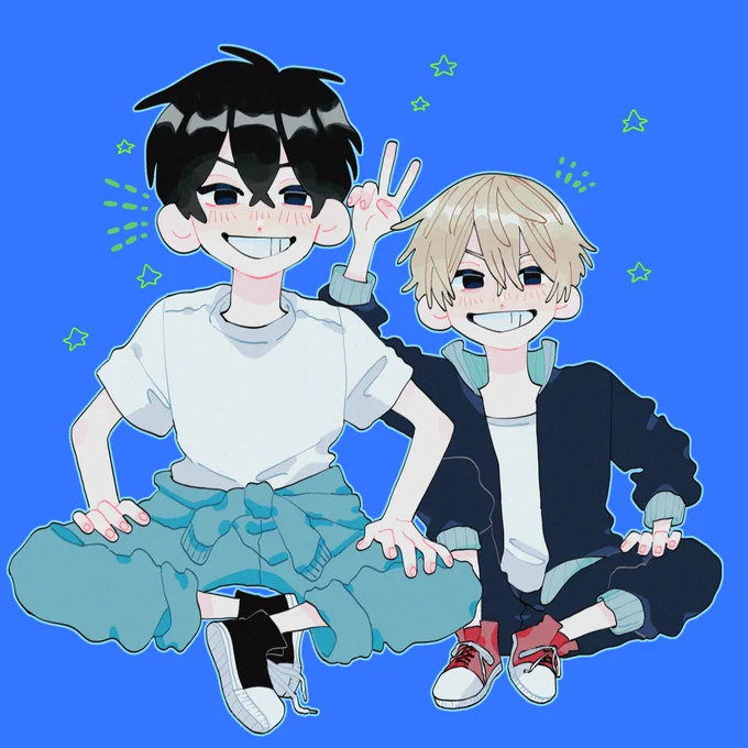 真一郎とマイキー 