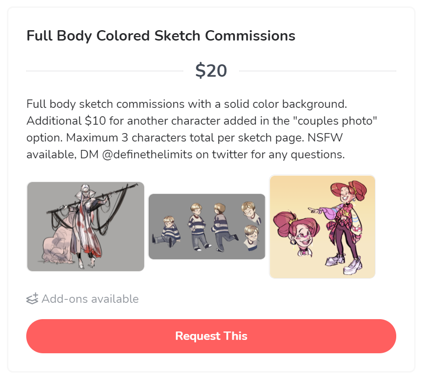definethelimits's tweet photo. I'll be coming up on some free time to focus on art more so I'd love to share my current sketch commission openings on kofi :) https://t.co/xGKFrD1bwL