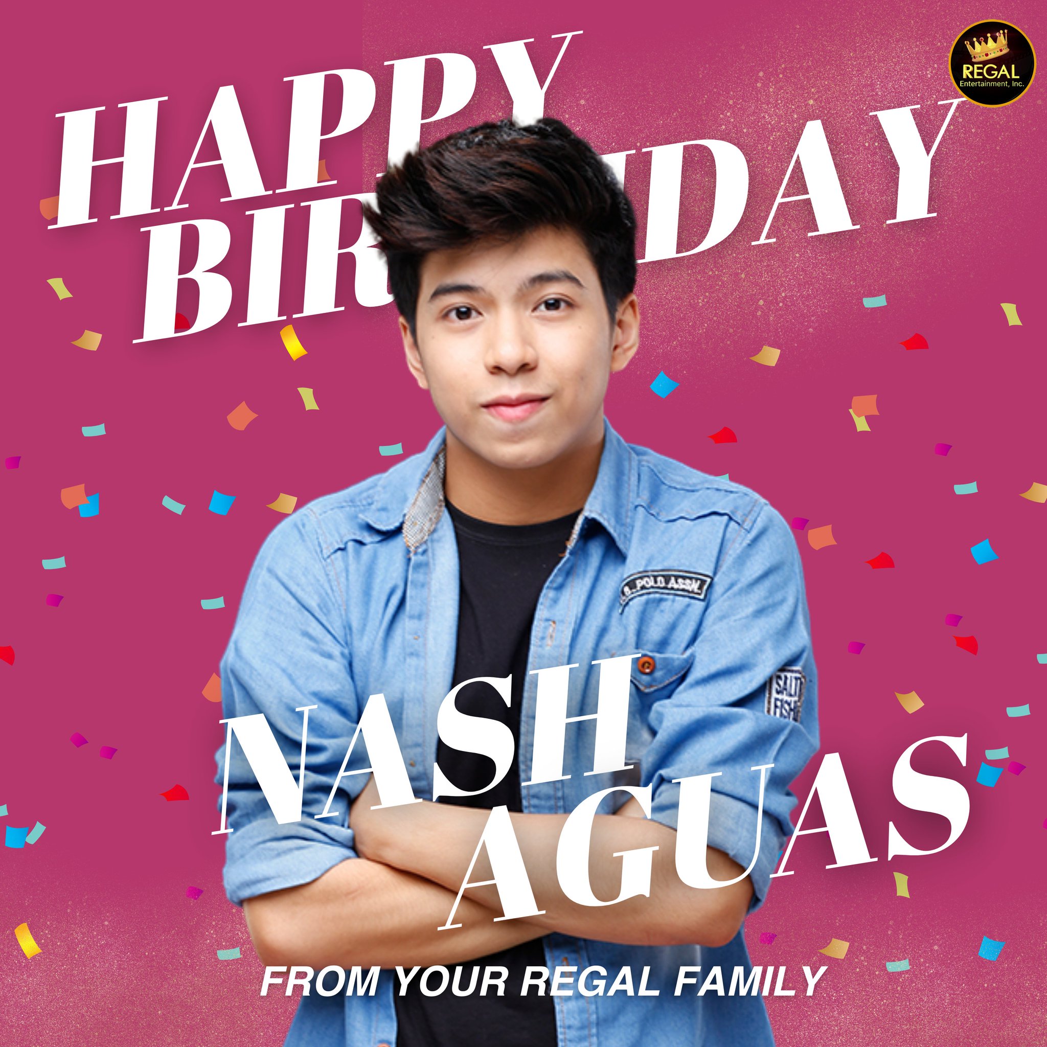 Happy Birthday, Nash Aguas! We wish you all the best in life! From your Regal Family!  
