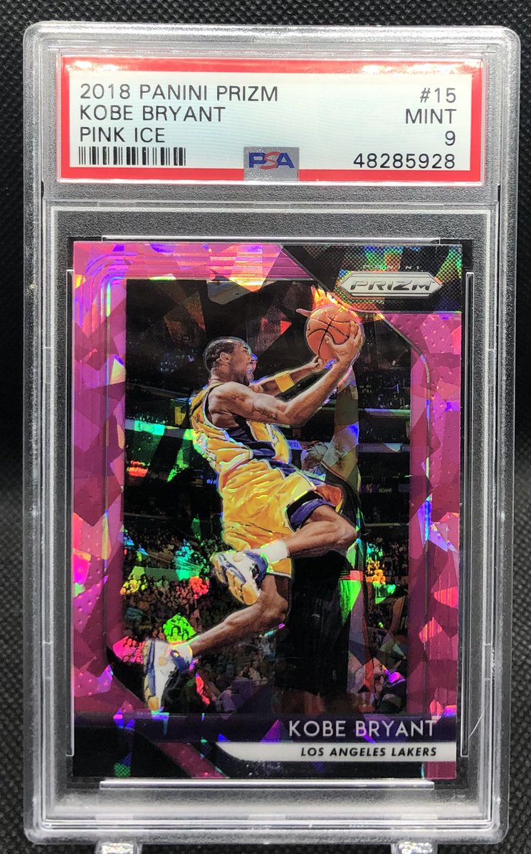 Congratulations to all my 4,000+ followers!

Like and Retweet this Giveaway. One random follower who does both will be selected as the winner of this 2018-19 Kobe Bryant Panini Prizm Pink Ice PSA 9.

Winner selected Monday 10/11 12 noon PDT.
